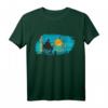 Kasachstan Flagge für Kasache Fischer T-Shirt - Lustiges Motiv für Fischer, Kasachstan-Emigranten & Nationalstolz