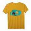 Kasachstan Flagge für Kasache Fischer T-Shirt - Lustiges Motiv für Fischer, Kasachstan-Emigranten & Nationalstolz