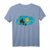 Kasachstan Flagge für Kasache Fischer T-Shirt - Lustiges Motiv für Fischer, Kasachstan-Emigranten & Nationalstolz