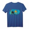 Kasachstan Flagge für Kasache Fischer T-Shirt - Lustiges Motiv für Fischer, Kasachstan-Emigranten & Nationalstolz