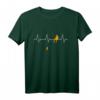 Angler T-Shirt Heartbeat Herzschlag – Perfektes Geschenk für Fischer und Angel-Liebhaber zu Geburtstag, Weihnachten & Vatertag