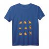 Damen & Herren Mops Yoga T-Shirt mit Meditationsposen - Perfektes Geschenk zum HapFrog für Tier- und Yoga-Liebhaber