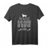 Der mit dem Flat Coated Retriever geht Hundespruch T-Shirt – Lustiges Geschenk für Hundeliebhaber & Züchter