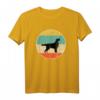 Flachbeschichtetes Retriever Dog Geschenk T-Shirt – Retro Design, Perfekt für Hunde- und Retriever-Liebhaber zu Geburtstag und Weihnachten