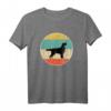Flachbeschichtetes Retriever Dog Geschenk T-Shirt – Retro Design, Perfekt für Hunde- und Retriever-Liebhaber zu Geburtstag und Weihnachten