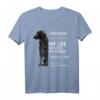 Ich bin dein Freund Dein Partner Dein Flat Coated Retriever T-Shirt - Lustiges Geschenk für Hundeliebhaber zu Geburtstag, Vatertag, Weihnachten & mehr