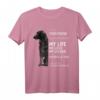 Ich bin dein Freund Dein Partner Dein Flat Coated Retriever T-Shirt - Lustiges Geschenk für Hundeliebhaber zu Geburtstag, Vatertag, Weihnachten & mehr