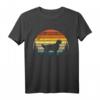 Flat Coated Retriever Maman Papa Vintage Retro Hund T-Shirt – Lustiges Geschenk für Hundeliebhaber & Retriever Fans