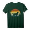 Flat Coated Retriever Maman Papa Vintage Retro Hund T-Shirt – Lustiges Geschenk für Hundeliebhaber & Retriever Fans
