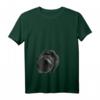 Damen Lustiges Neugieriger Hund Flat Coated Retriever T-Shirt mit V-Ausschnitt – Perfektes Geschenk für Hundeliebhaberinnen