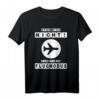 Flugzeug Flugmodus Pilot T-Shirt - Lustiges Design für Flugenthusiasten, Piloten & Menschen mit Flugangst, ideales Geschenk