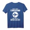 Flugzeug Flugmodus Pilot T-Shirt - Lustiges Design für Flugenthusiasten, Piloten & Menschen mit Flugangst, ideales Geschenk