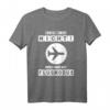 Flugzeug Flugmodus Pilot T-Shirt - Lustiges Design für Flugenthusiasten, Piloten & Menschen mit Flugangst, ideales Geschenk