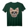 Chihuahua Hund Tragende Swag-Flieger-Sonnenbrille T-Shirt - Lustiges Design für Tierliebhaber und Hunde-Fans