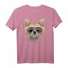 Chihuahua Hund Tragende Swag-Flieger-Sonnenbrille T-Shirt - Lustiges Design für Tierliebhaber und Hunde-Fans