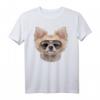 Chihuahua Hund Tragende Swag-Flieger-Sonnenbrille T-Shirt - Lustiges Design für Tierliebhaber und Hunde-Fans