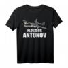 Antonov An-225 Flugzeug T-Shirt – Großes Geschenk für Flugbegeisterte, Flugschüler, Aviatiker und Flughafenfans zum Geburtstag & Weihnachten