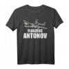 Antonov An-225 Flugzeug T-Shirt – Großes Geschenk für Flugbegeisterte, Flugschüler, Aviatiker und Flughafenfans zum Geburtstag & Weihnachten