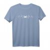 Krabbe Heartbeat Lustiges Krebse Lover Eater Grafik T-Shirt – Originelles Meeresfrüchte-Shirt für Männer, Frauen & Kinder
