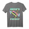90er Jahre Party Kostüm & 80er Never Forget Retro Kassette T-Shirt – Perfekt für Motto Partys & nostalgische Geschenke