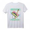 90er Jahre Party Kostüm & 80er Never Forget Retro Kassette T-Shirt – Perfekt für Motto Partys & nostalgische Geschenke