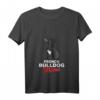 Damen Frenchie Mama T-Shirt mit V-Ausschnitt - Lustiges Bulldoggen Motiv, Perfekt als Geschenk für Hunde- und Bulldoggenliebhaberinnen