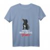 Damen Frenchie Mama T-Shirt mit V-Ausschnitt - Lustiges Bulldoggen Motiv, Perfekt als Geschenk für Hunde- und Bulldoggenliebhaberinnen