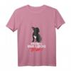 Damen Frenchie Mama T-Shirt mit V-Ausschnitt - Lustiges Bulldoggen Motiv, Perfekt als Geschenk für Hunde- und Bulldoggenliebhaberinnen