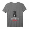 Damen Frenchie Mama T-Shirt mit V-Ausschnitt - Lustiges Bulldoggen Motiv, Perfekt als Geschenk für Hunde- und Bulldoggenliebhaberinnen