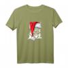 Santa Französische Bulldogge Weihnachtsmann T-Shirt - Festliches Hundemotiv für Weihnachtsfeier & Tierliebhaber