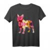 Hundebesitzer Frenchie T-Shirt mit Blumenstil - Buntes Design für Hundeliebhaber, Frenchie-Fans & Hundemamas, Perfekt für Geburtstage & Weihnachten