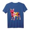 Hundebesitzer Frenchie T-Shirt mit Blumenstil - Buntes Design für Hundeliebhaber, Frenchie-Fans & Hundemamas, Perfekt für Geburtstage & Weihnachten