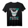 Der Frenchie Tut Nix Französische Bulldogge Lustiges Sprüche T-Shirt – Perfekt für Hundeliebhaber, Züchter & als Geschenk zu Weihnachten & Geburtstagen