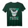 Der Frenchie Tut Nix Französische Bulldogge Lustiges Sprüche T-Shirt – Perfekt für Hundeliebhaber, Züchter & als Geschenk zu Weihnachten & Geburtstagen