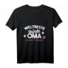 Weltbeste Hundeoma Oma Lustiges Hundemotiv T-Shirt – Perfekte Geschenkidee für Hundeliebhaber, Oma, Mamas & Frauen zu Weihnachten & Geburtstag