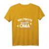 Weltbeste Hundeoma Oma Lustiges Hundemotiv T-Shirt – Perfekte Geschenkidee für Hundeliebhaber, Oma, Mamas & Frauen zu Weihnachten & Geburtstag