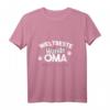 Weltbeste Hundeoma Oma Lustiges Hundemotiv T-Shirt – Perfekte Geschenkidee für Hundeliebhaber, Oma, Mamas & Frauen zu Weihnachten & Geburtstag