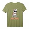 French Bulldogge Mom T-Shirt – Geschenk für Hundeliebhaberinnen, Backfans und Familienmitglieder zu Weihnachten oder Geburtstag