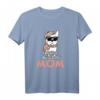French Bulldogge Mom T-Shirt – Geschenk für Hundeliebhaberinnen, Backfans und Familienmitglieder zu Weihnachten oder Geburtstag