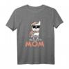 French Bulldogge Mom T-Shirt – Geschenk für Hundeliebhaberinnen, Backfans und Familienmitglieder zu Weihnachten oder Geburtstag