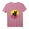 Retro Französische Bulldogge Geschenkidee T-Shirt für Herrchen, Frauchen und Züchter – Liebe für French Bullys und Welpen