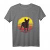 Retro Französische Bulldogge Geschenkidee T-Shirt für Herrchen, Frauchen und Züchter – Liebe für French Bullys und Welpen