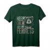 Bleib ruhig und liebe Frettchen T-Shirt - Perfektes Geschenk für Tierliebhaber, Frettchenbesitzer & Tierpfleger zu Weihnachten & Geburtstag