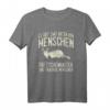 Frettchen Zwei Arten Von Menschen Frettchenhalter Haustier T-Shirt – Lustiges Tierliebhaber Outfit mit Spruch