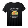 Ein Leben Ohne Camping Ist Möglich Aber Sinnlos Wohnwagen T-Shirt - Lustiges Geschenk für Camping- und Outdoor-Fans, Urlauber & Naturfreunde