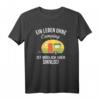 Ein Leben Ohne Camping Ist Möglich Aber Sinnlos Wohnwagen T-Shirt - Lustiges Geschenk für Camping- und Outdoor-Fans, Urlauber & Naturfreunde