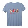 Peace. Love. Ferrets Frettchen Spruch T-Shirt – Perfekt für Frettchenbesitzer & Tierliebhaber