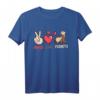 Peace. Love. Ferrets Frettchen Spruch T-Shirt – Perfekt für Frettchenbesitzer & Tierliebhaber