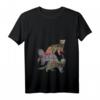 Damen Mandala Vintage Frettchen T-Shirt mit V-Ausschnitt - Perfektes Geschenk für Tierliebhaber, Tierpfleger & Frettchenbesitzer zu Weihnachten & Geburtstag