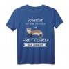 Vorsicht vor dem Herrchen Frettchen Haustier Shirt – Humorvolles Tierliebhaber T-Shirt für Frettchenbesitzer